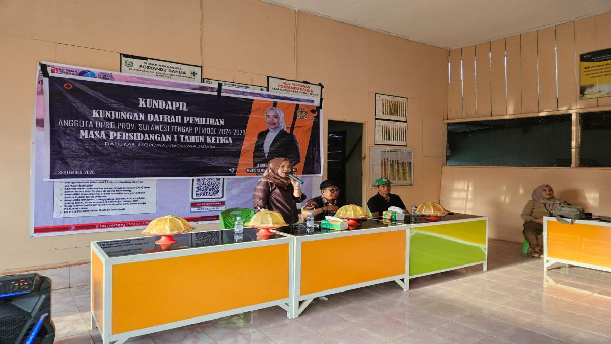 Kundapil, Arnila M. Ali Pastikan Program dan Anggaran APBD Sulteng Tepat Sasaran