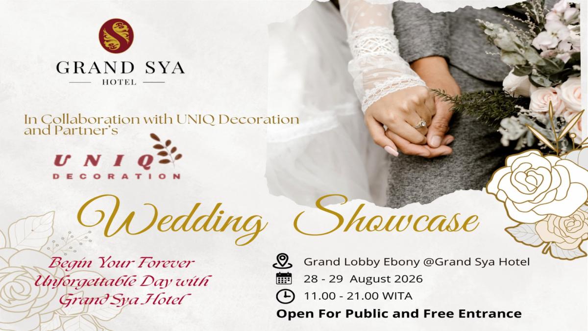 Grand Sya Hotel Palu Gelar Wedding Showcase Bersama UNIQ Decoration