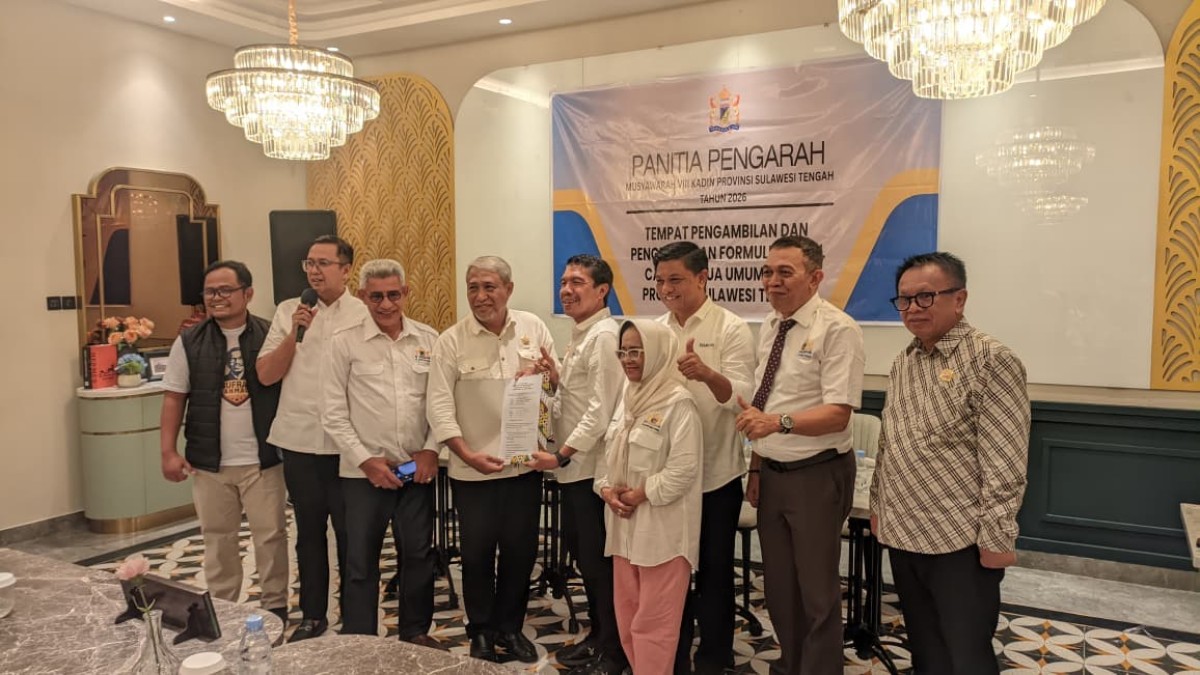 Serius Maju di Musprov KADIN Sulawesi Tengah, Gufran Ahmad Kembalikan Formulir Pencalonan