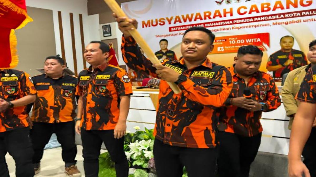 Muscab II SAPMA Pemuda Pancasila Kota Palu Digelar, Zulkarnain Terpilih Aklamasi